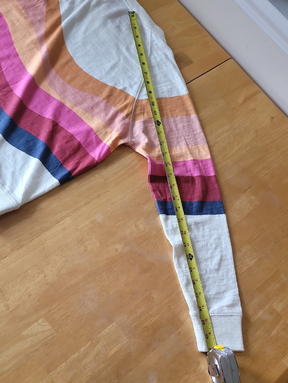 Faherty Sunwashed Slub Crewneck Sweater Soleil Sunset Waves - Picture 10 of 11